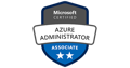 Microsoft Certified: Azure Administrator Associate badge