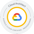 Google Cloud Professional Cloud Architect badge